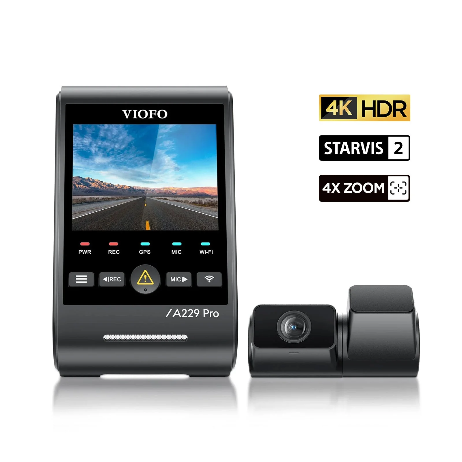 Front & Telephoto Dashcam